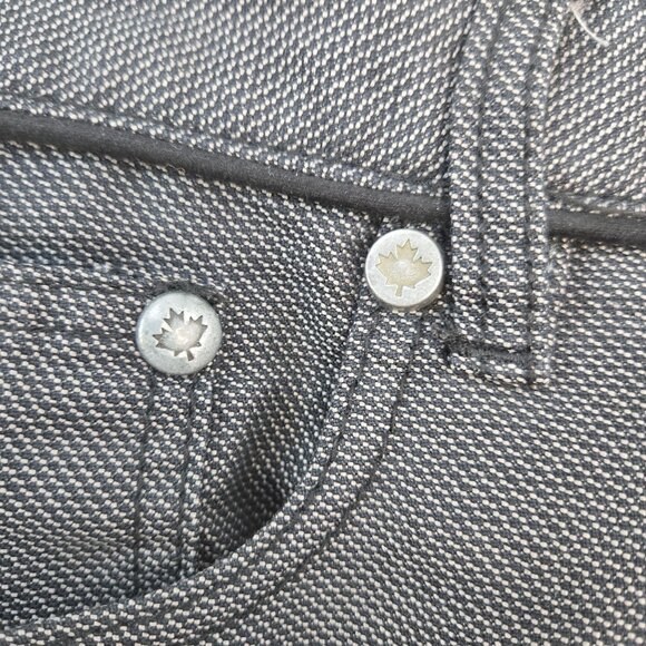 DSquared2 Emergency Sustenance Dot Print Zipper Embellished Pants Size 32 - Picture 9 of 11